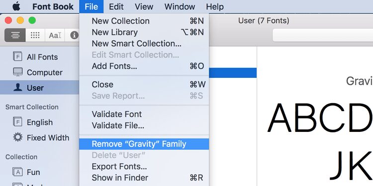 photoshop for mac font